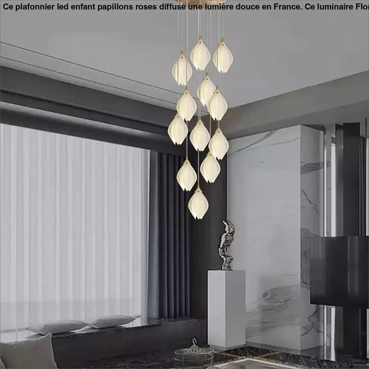 Modern home decor led lights pendant light lamps forstaircase Chandeliers for living room hanging light indoor lighting