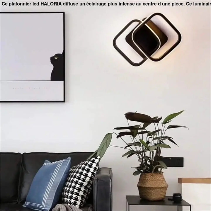 Plafonnier LED Pas Cher à Boucles Circulaires