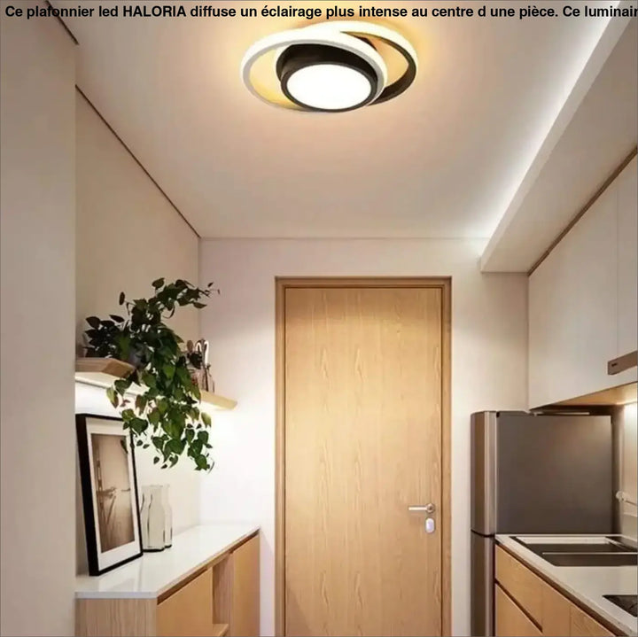 Plafonnier LED Pas Cher à Boucles Circulaires