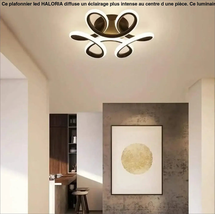Plafonnier LED Pas Cher à Boucles Circulaires