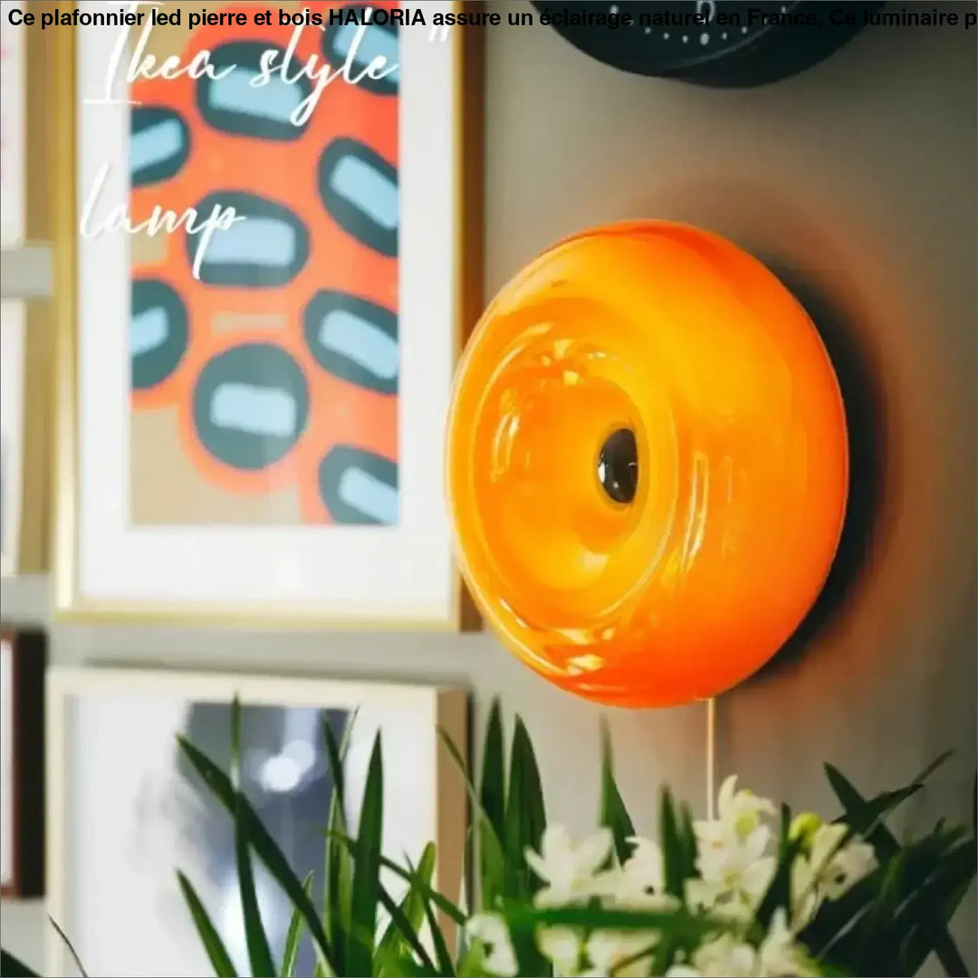 Applique murale moderne en forme de donut original et design