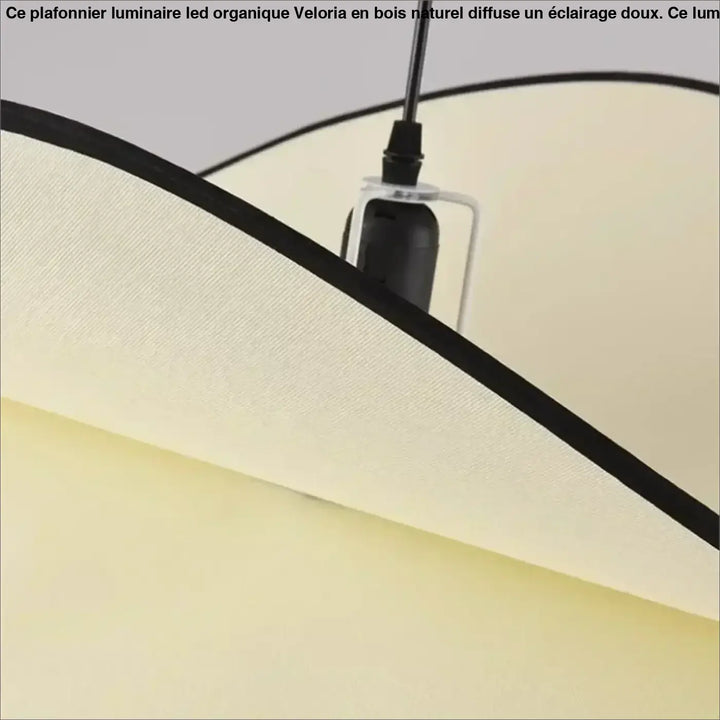 Suspension ondulée blanche style organique moderne et chic