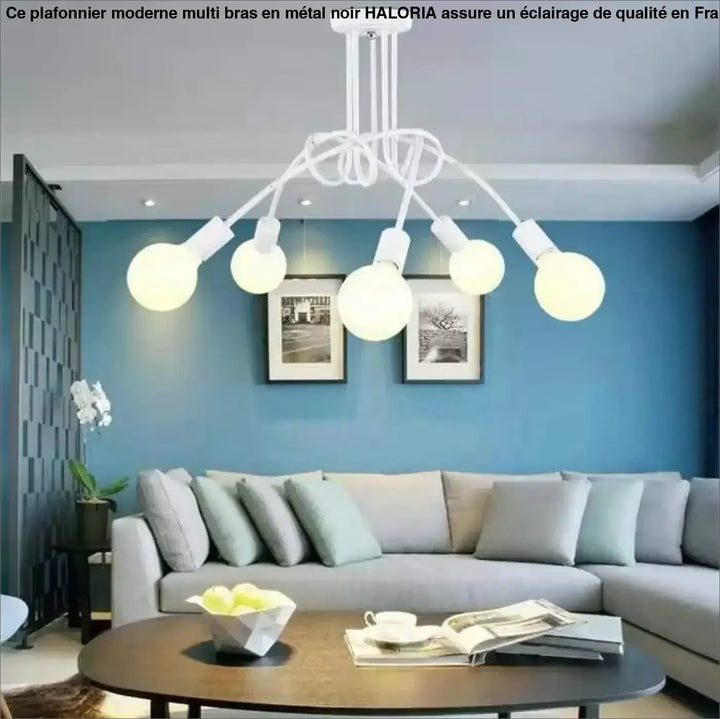 Plafonnier Boule Blanche | Lustria