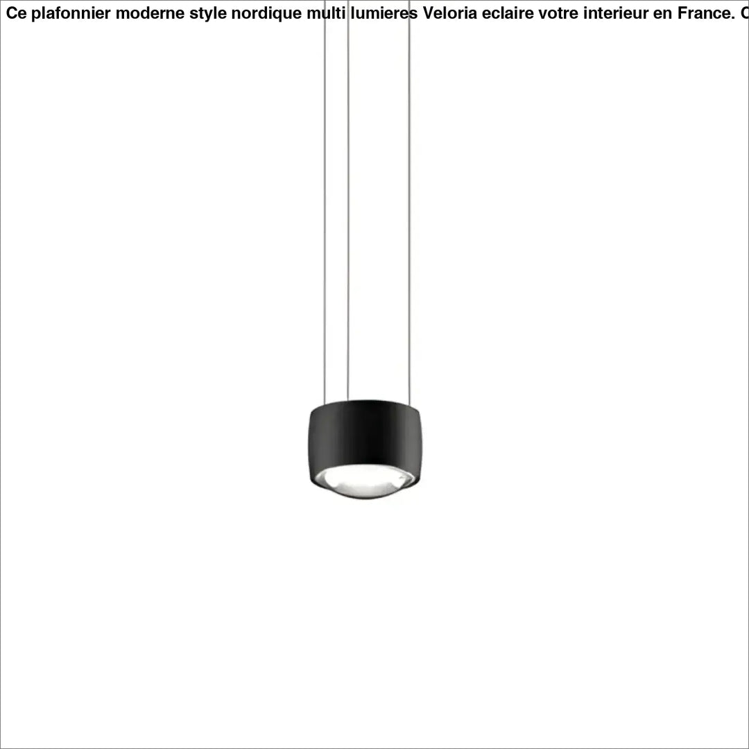 Suspension contemporaine dorée à lignes lumineuses fines moderne