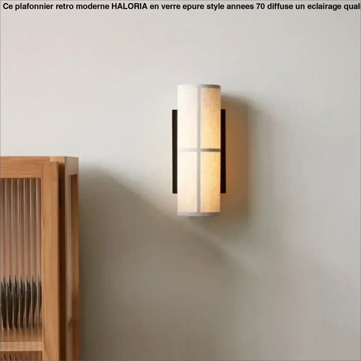 Applique Murale Moderne En Tissu Clair Diffuseur De Lumière Douce

