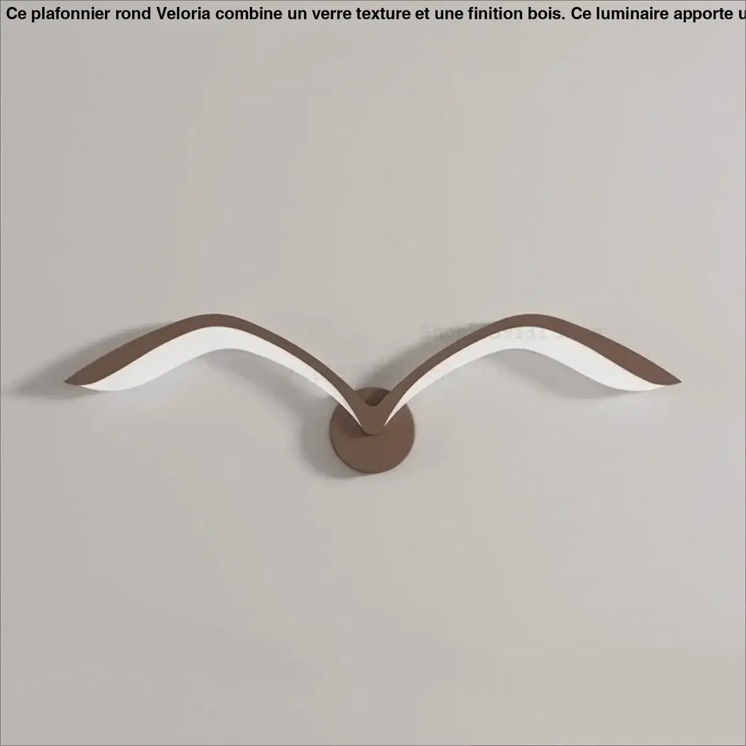 Applique murale design moderne en forme d’ailes élégant