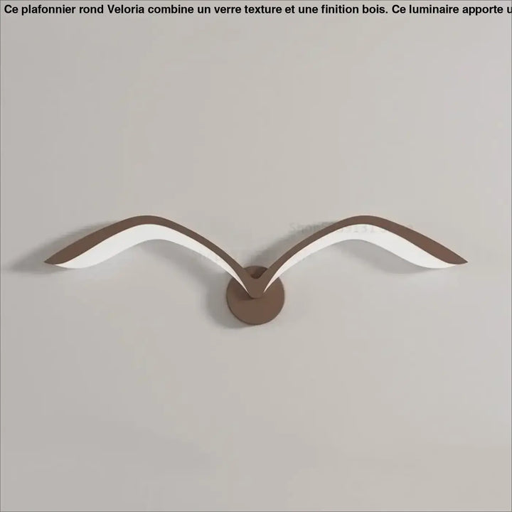 Applique murale design moderne en forme d’ailes élégant