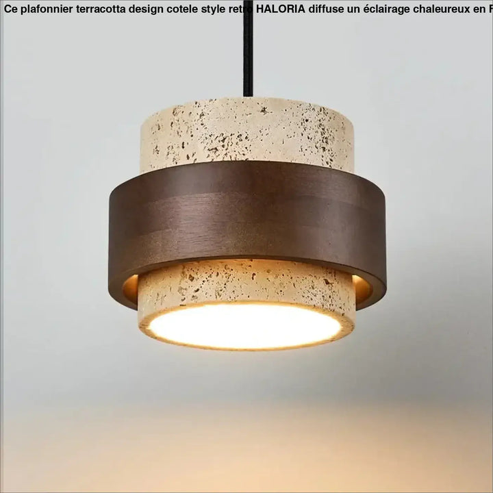 Suspension Travertin Et Bois Moderne Pour Ambiance Zen

