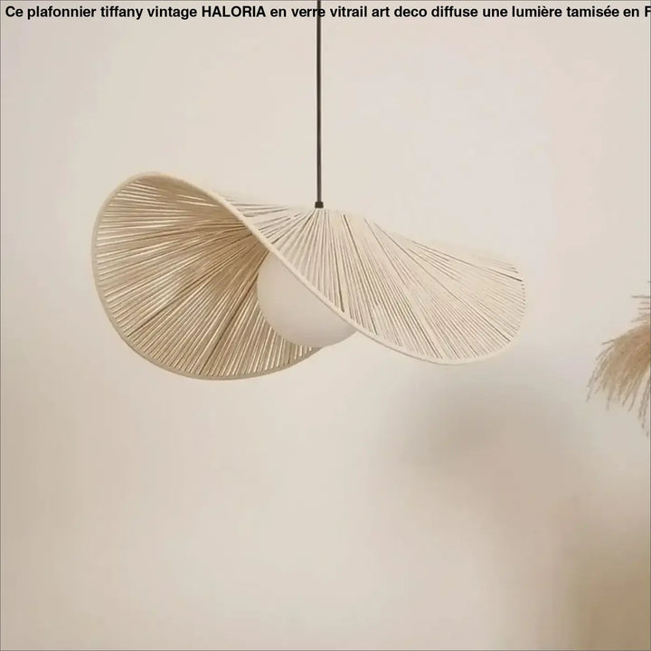 Suspension luminaire design aux formes organiques