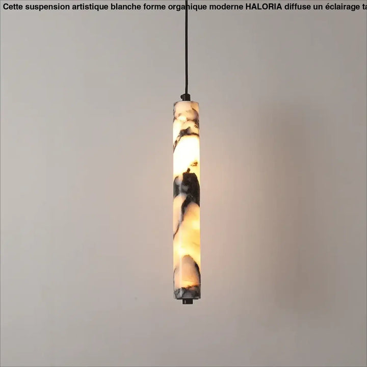 Suspension luminaire moderne en marbre éclatant led raffiné