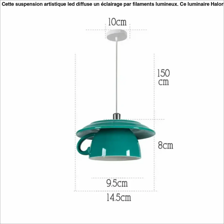 Suspension tasse design original moderne élégante