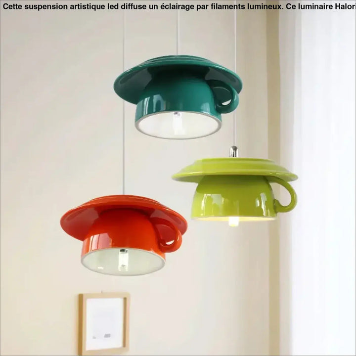 Suspension tasse design original moderne élégante