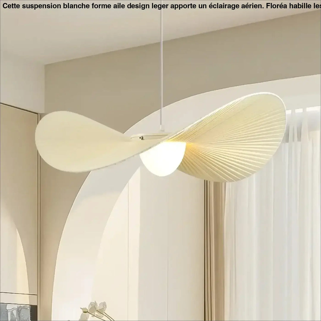 Nordic Beige Pleated Fabric Led Pendant Lights Bar Droplight Art Decor Led Hanging Lamp Dining Room Simple Suspend