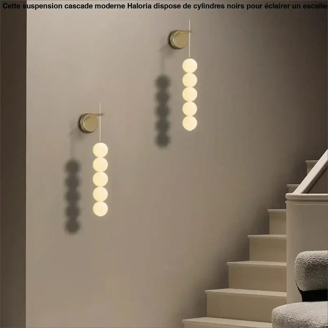 Applique murale originale dorée avec effet solaire doux