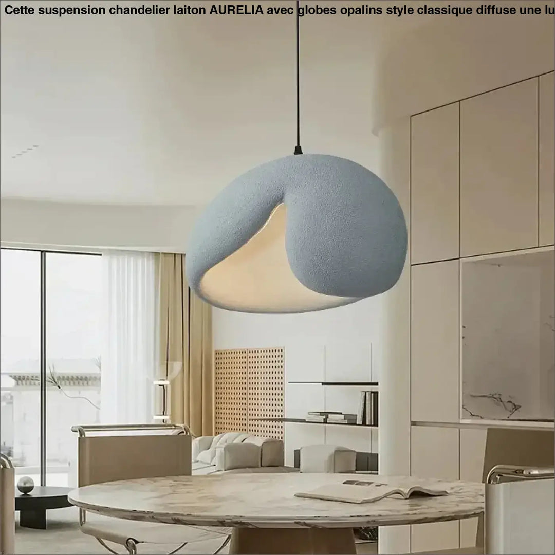 Suspension Design Moderne Ouverture Asymétrique Dorée


