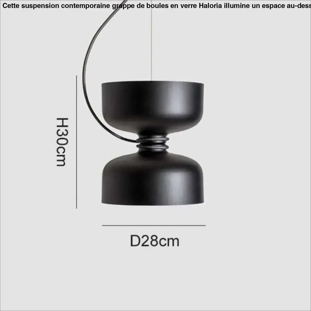 Suspension luminaire contemporaine blanche au style scandinave