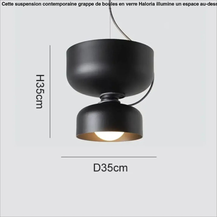Suspension luminaire contemporaine blanche au style scandinave