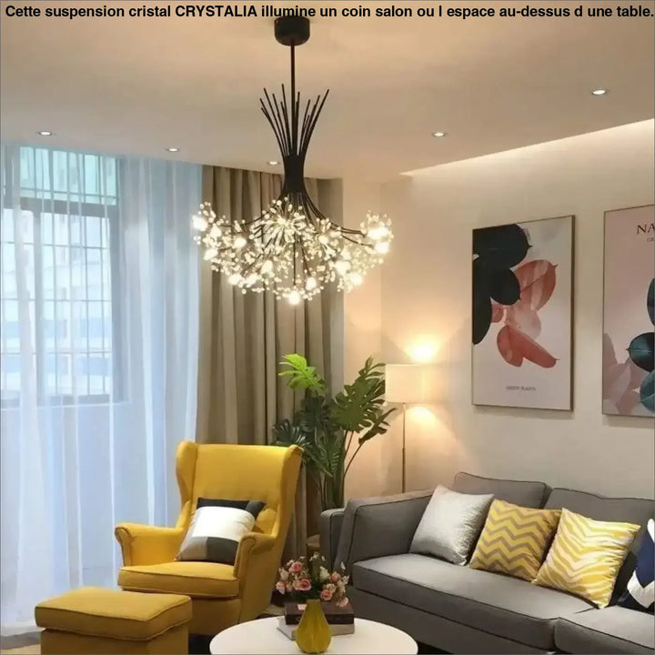 Suspension Cristal Élégance Contemporaine