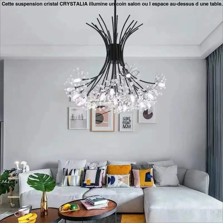 Suspension Cristal Élégance Contemporaine