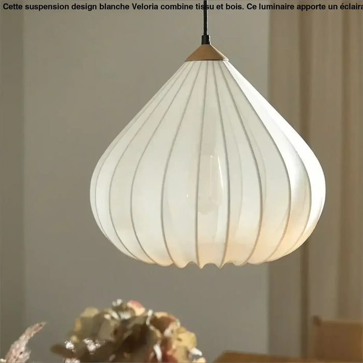 Suspension Luminaire Moderne en Papier Sculpté Design Élégant

