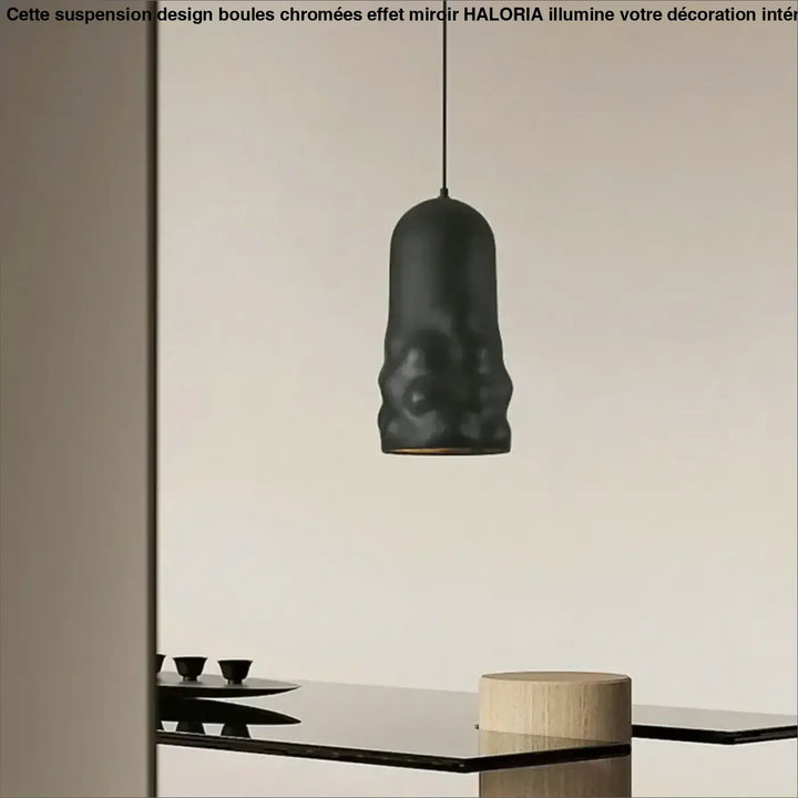Suspension Luminaire moderne tube en verre sculpté

