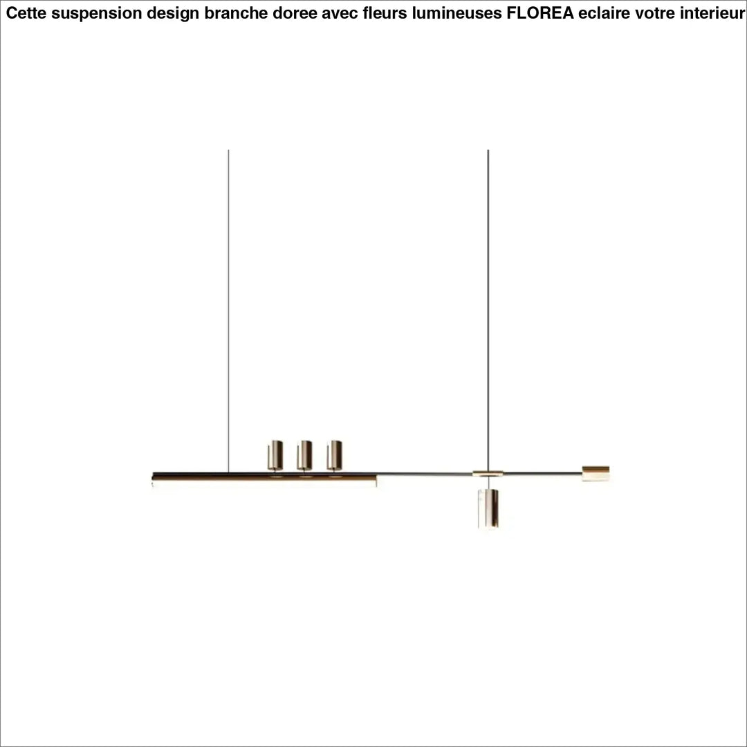 Suspension Design Moderne Métal Trois Lampes Style Chic
