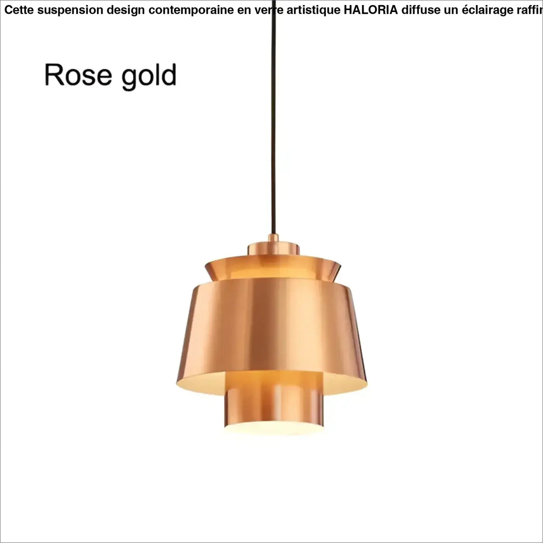Suspension luminaire design moderne en métal coloré design
