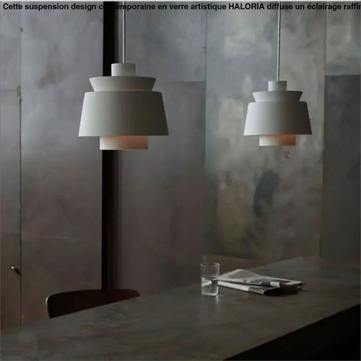 Suspension luminaire design moderne en métal coloré design