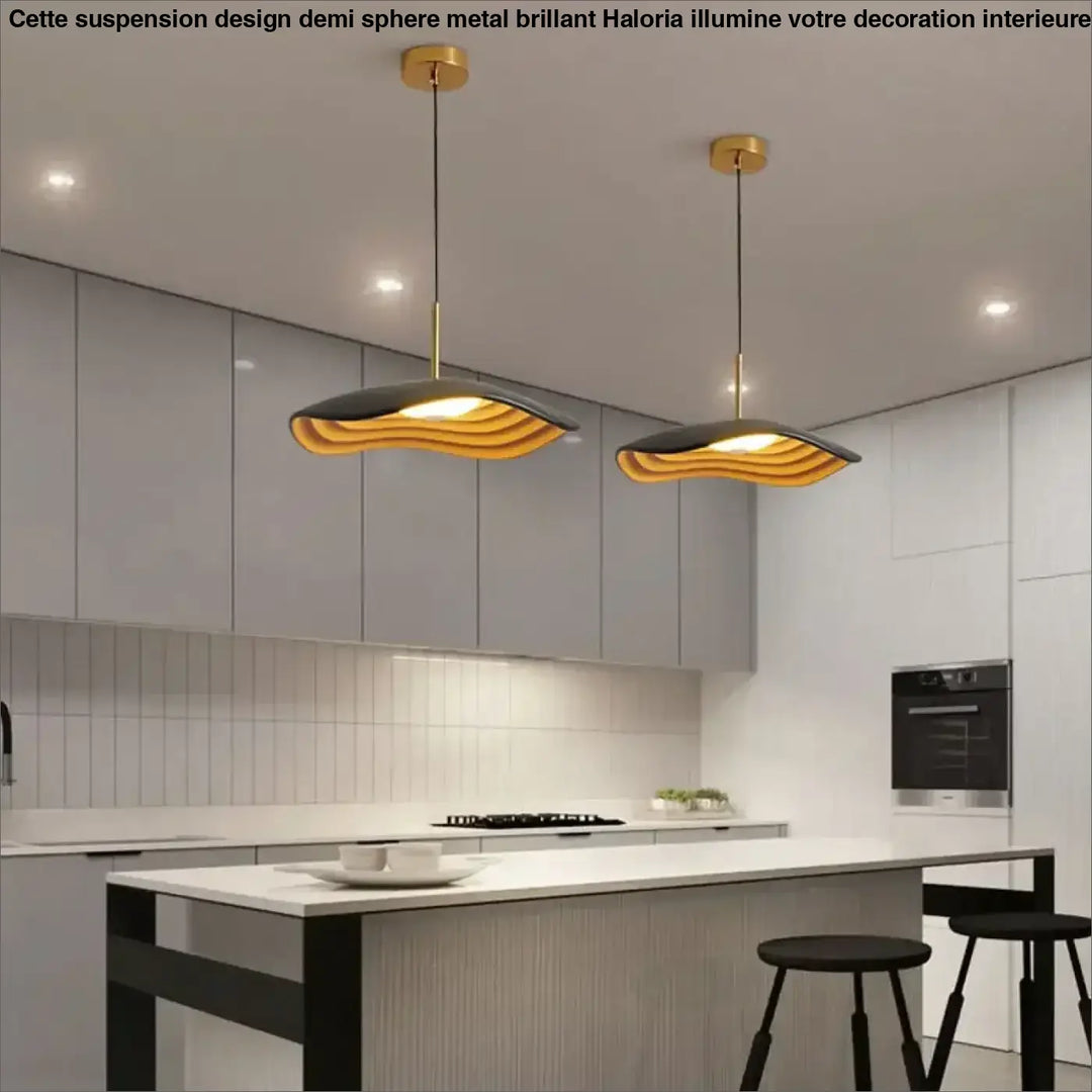 Suspension luminaire au design italien pour cuisine tendance

