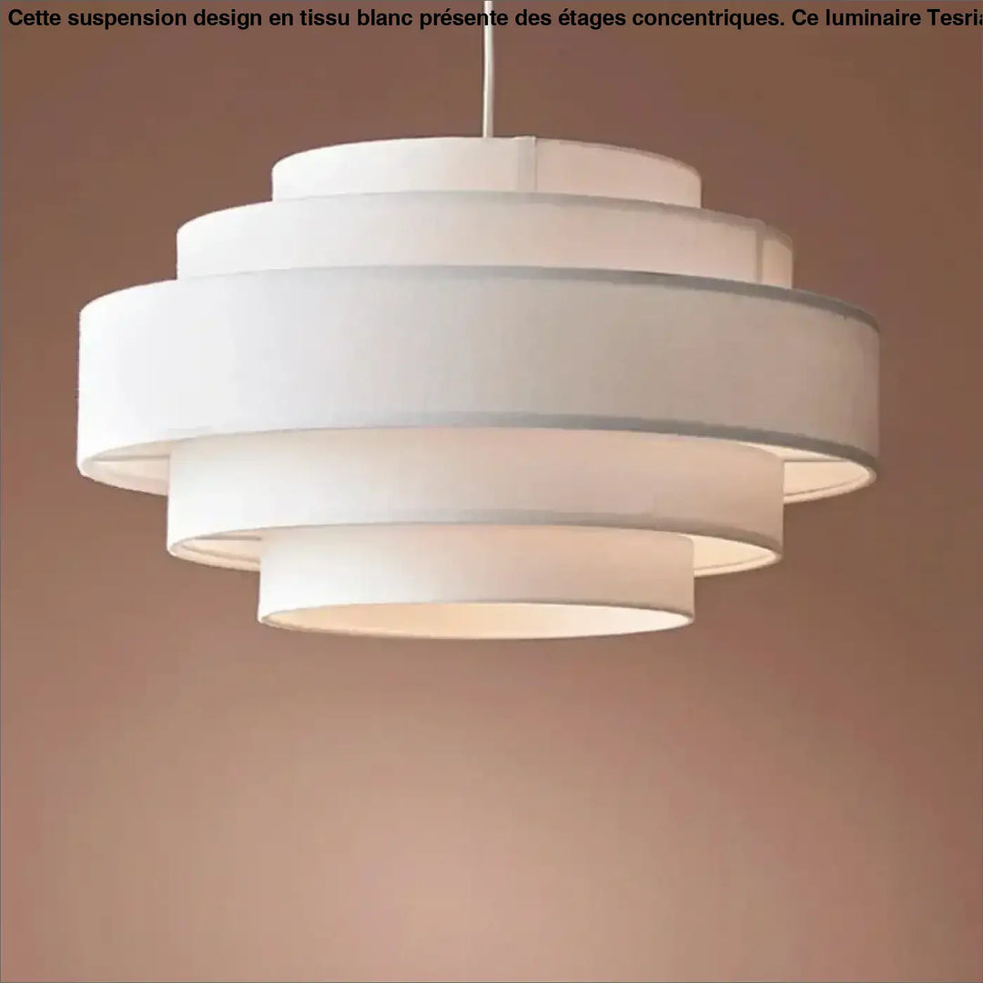 Nordic Fabric Pendant Light Wabi Sabi Led Chandelier for Living Room Bedroom Home Decor White cloth Pendant lamp