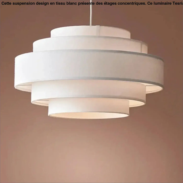 Nordic Fabric Pendant Light Wabi Sabi Led Chandelier for Living Room Bedroom Home Decor White cloth Pendant lamp