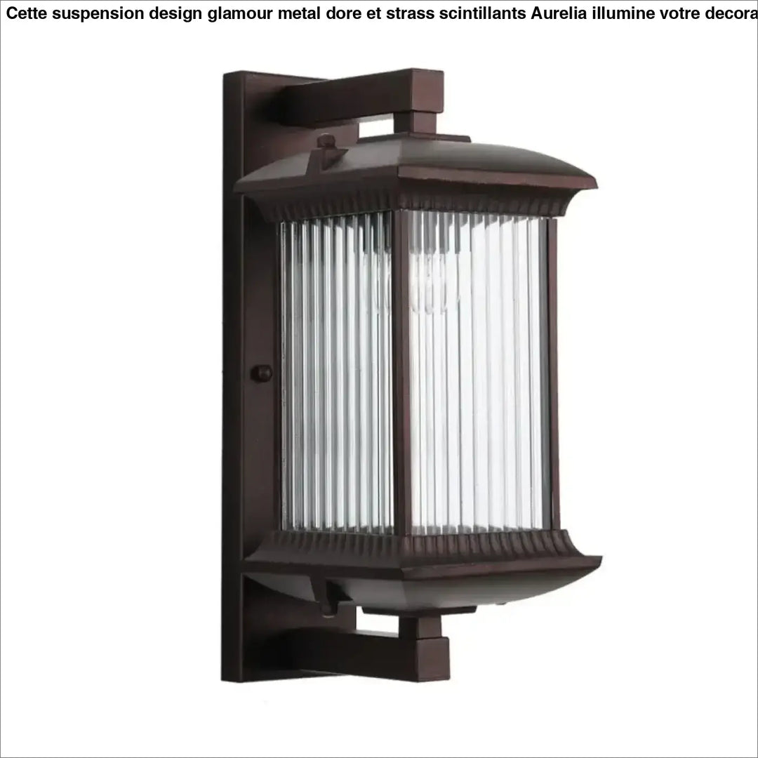 Applique Murale Extérieure Classique Style Lanterne Jardin

