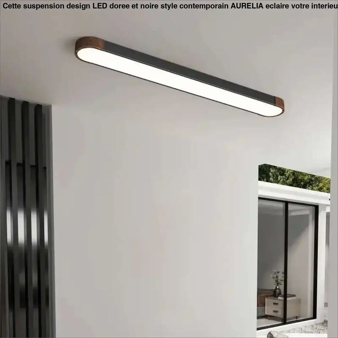 Plafonnier led bois minimaliste éclairage naturel chic style