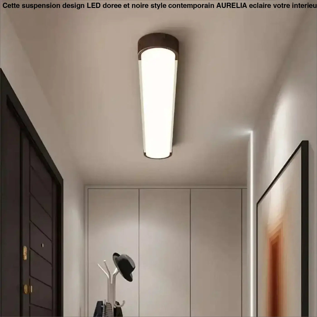 Plafonnier led bois minimaliste éclairage naturel chic style