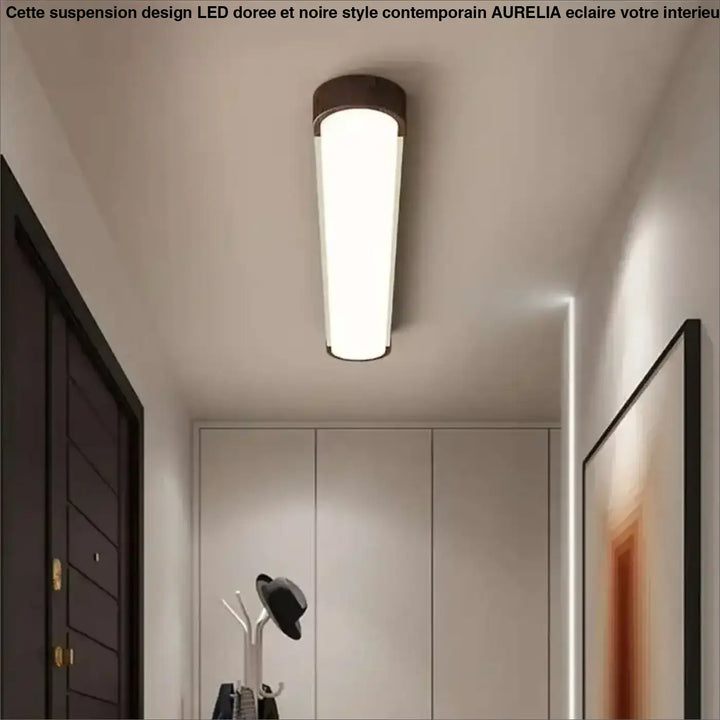 Plafonnier led bois minimaliste éclairage naturel chic style