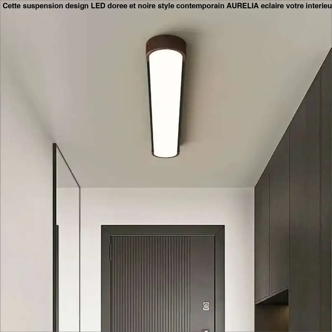 Plafonnier led bois minimaliste éclairage naturel chic style