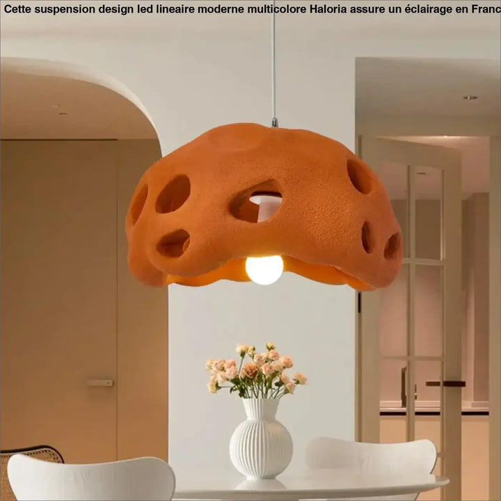 Suspension luminaire en résine design moderne
