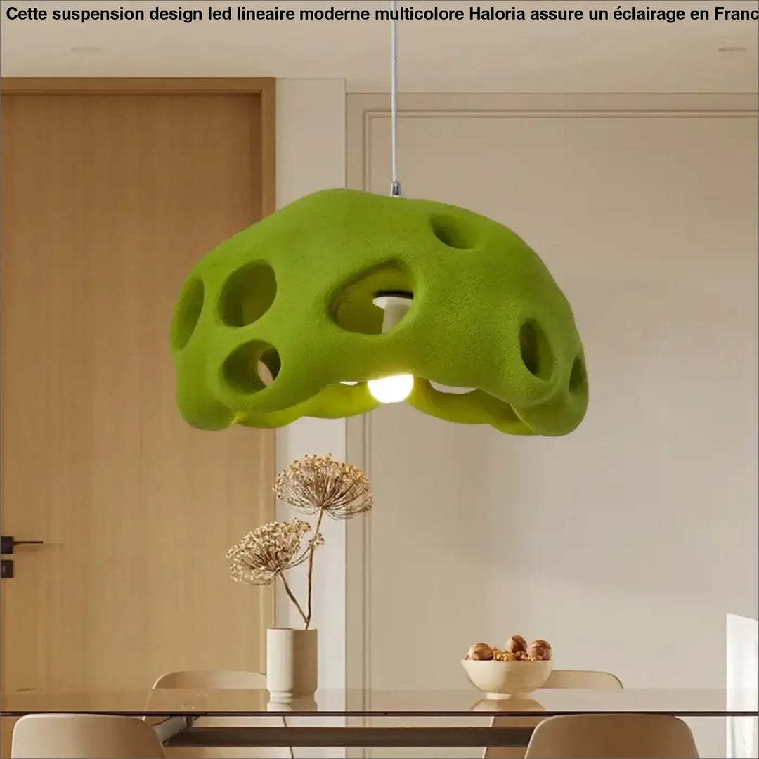 Suspension luminaire en résine design moderne