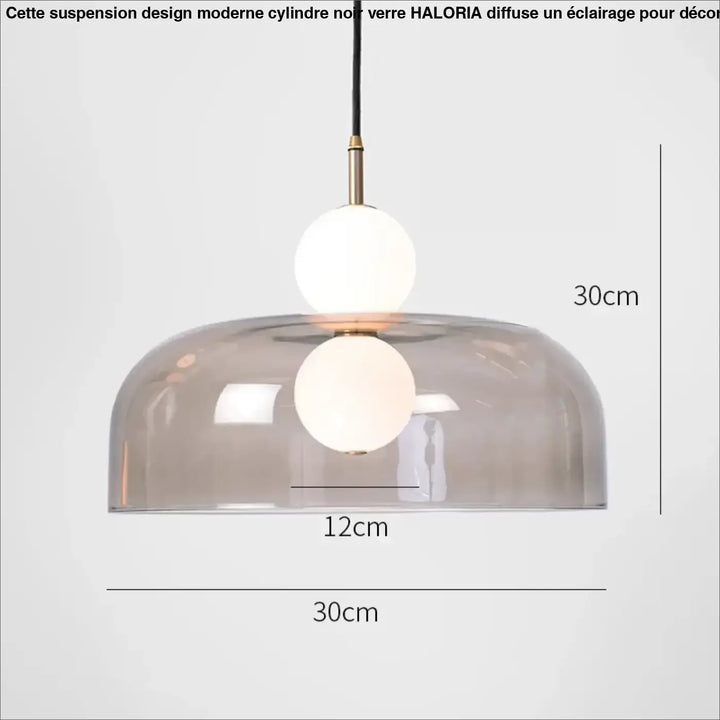Suspension Contemporaine Globe Verre Transparent Élégante

