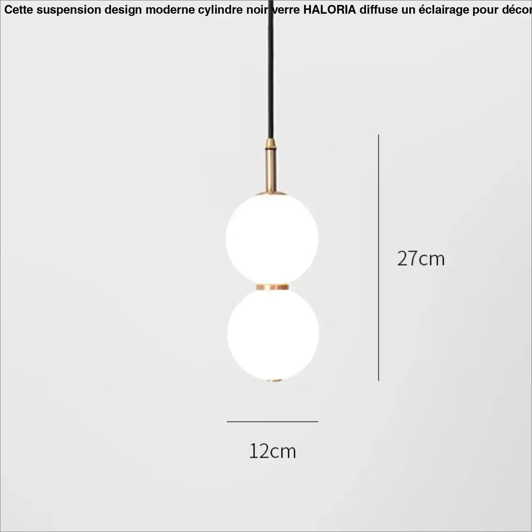 Suspension Contemporaine Globe Verre Transparent Élégante

