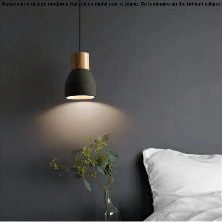 Suspension Design Scandinave En Bois Colorée Moderne