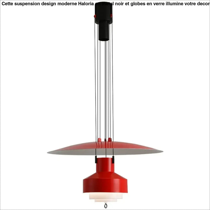 Suspension à diffuseur circulaire style contemporain