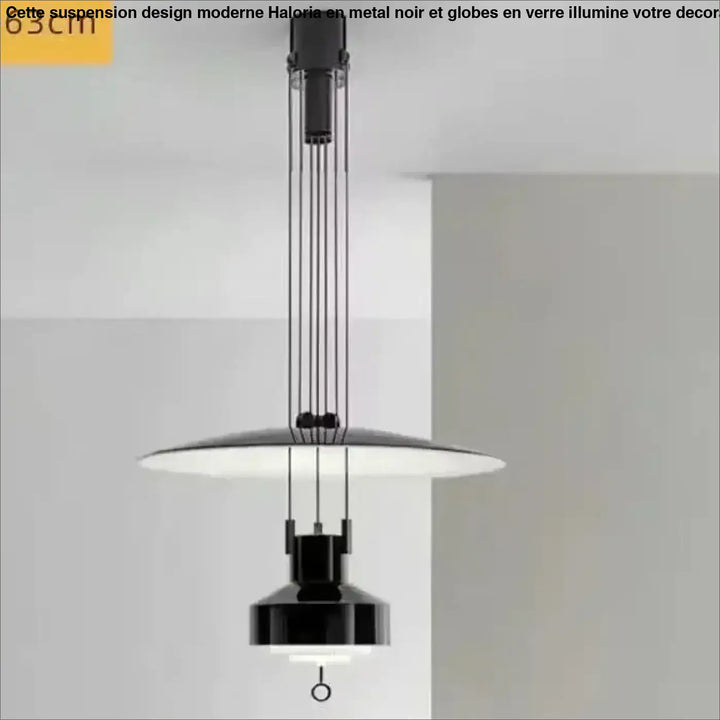 Suspension à diffuseur circulaire style contemporain
