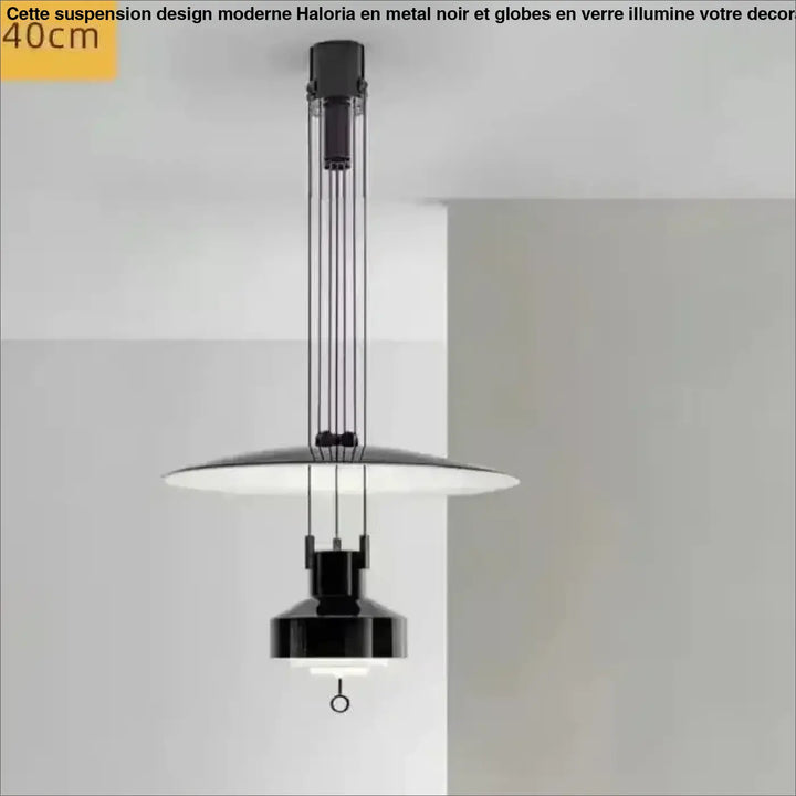 Suspension à diffuseur circulaire style contemporain