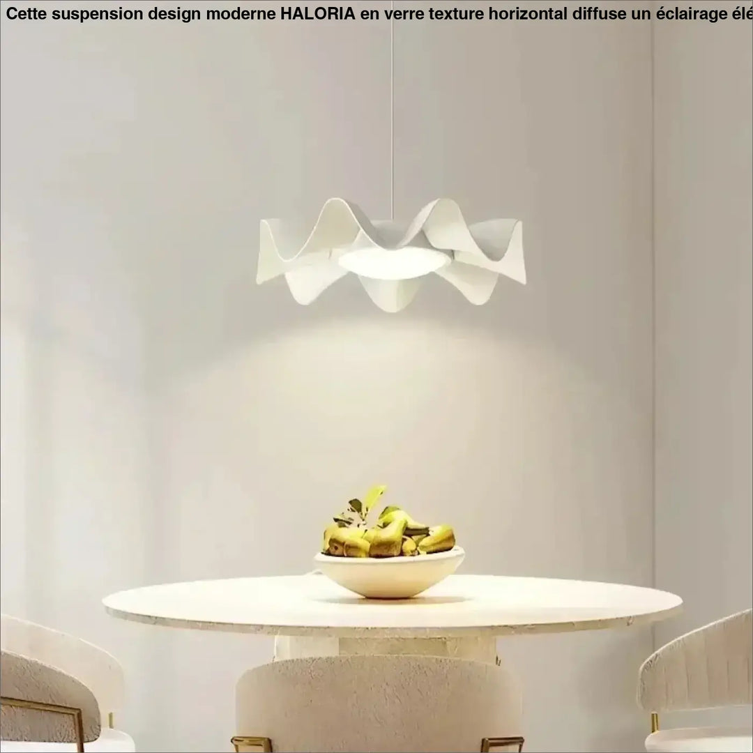 Suspension luminaire led matériau acrylique et fer élégance