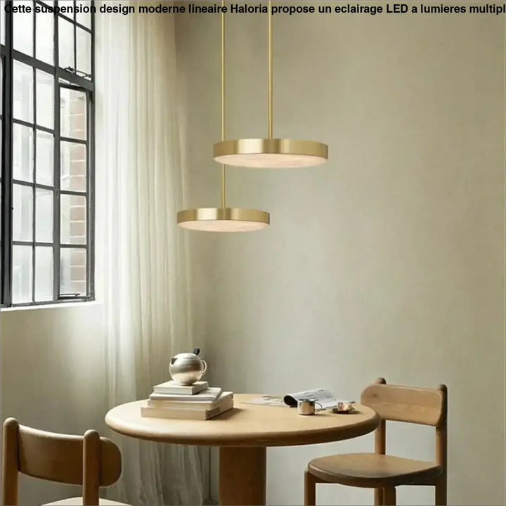 Suspension luminaire en métal avec lampe en marbre design