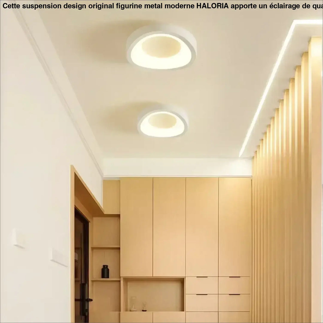 Plafonnier led style minimaliste pour entrée et couloir chic