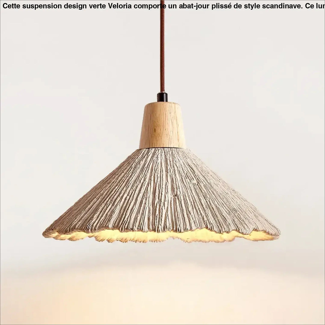 Suspension minimaliste métal et polymère design élégant