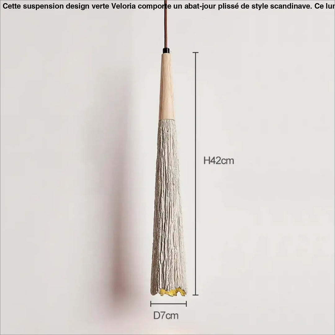 Suspension minimaliste métal et polymère design élégant