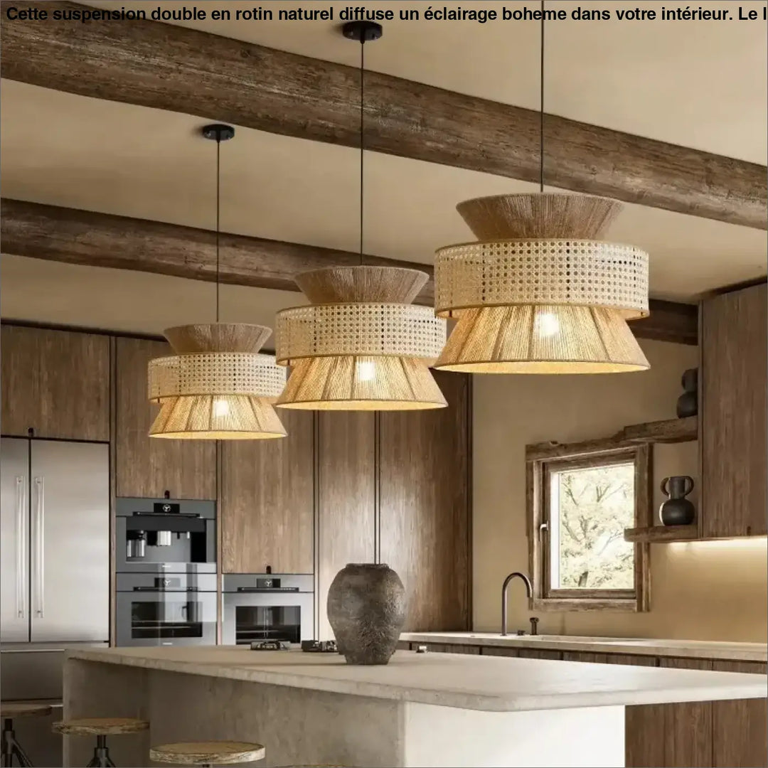 Vintage Wabi Sabi Handmade Hemp Rope Chandelier B&b Restaurant Bar Cafe Dining Room Led Pendant Lights Hanging Lamp